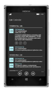 CSI Mobiili 2015 Selausnäkymä