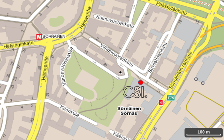 CSI-kartta